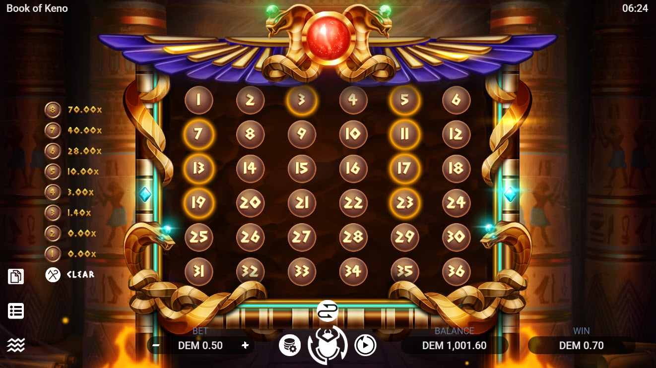  Book Of Keno, jogo de cassino, estratégias, prêmios, bônus